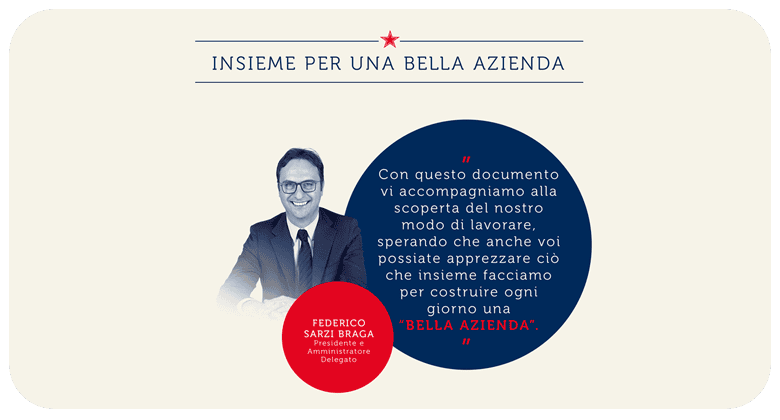 Immagine di un uomo d'affari con testo motivazionale sulla collaborazione.
