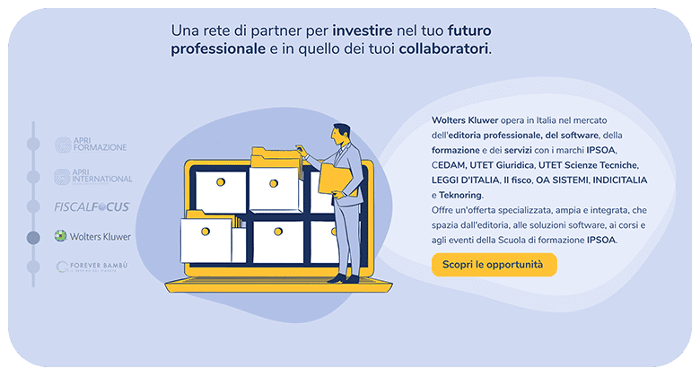 Partner per investire nel futuro professionale e dei collaboratori.